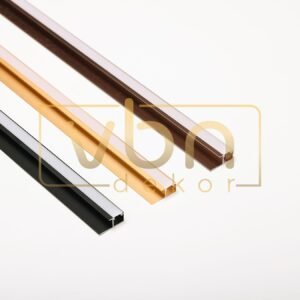 PROFIL ALUMINIU COLT EXTERIOR CU LED 8515 - negru