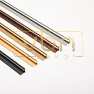 PROFIL ALUMINIU INCHIDERE ( TERMINATIE ) CROWN 8509 - negru