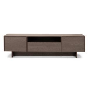 Comodă TV Kanso cu două uși și sertar, stejar baltic Storm