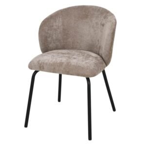 Scaun de sufragerie Larisa, picioare maro/negre