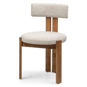 Scaun de masă Matteo, bej, crem/maro