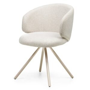 Scaun rotativ bej perlat