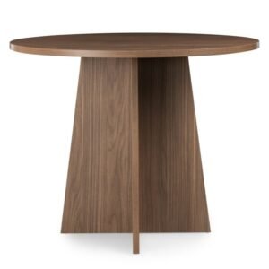 Masă rotundă Merlo 100 cm, nuc Lincoln