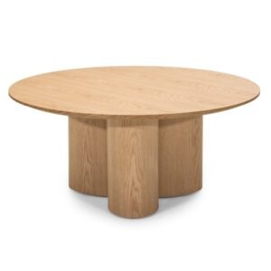 Masă de cafea rotundă Torino 100 cm, stejar natural