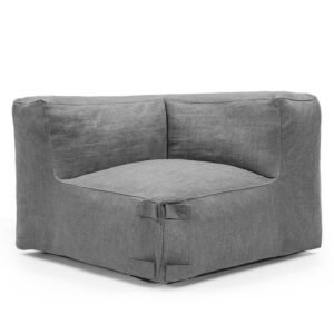 Colț modular pentru colțul de grădină Vacuum cu capac, gri