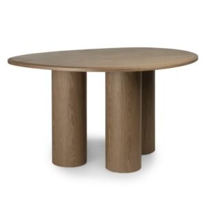 Masă de dining Vesper 140 cm, nuc