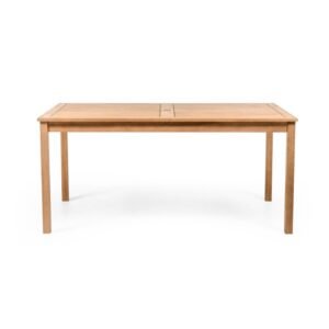 Masă de grădină Familis 160 cm, lemn de eucalipt FSC, aspect tec