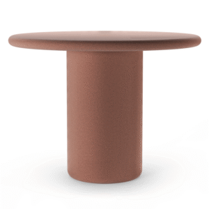 Masă de grădină Vibonis 100 cm, rotundă, ciment, teracotă