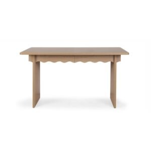 Masă extensibilă Floya 140-200 cm, stejar Cremona Torro, ondulație decorativă