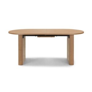 Masă extensibilă Inari 180-220 cm, ovală, naturală