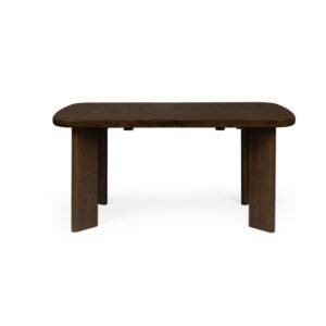 Masă extensibilă Marbella 160-200 cm, dreptunghiulară, stejar închis