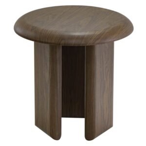 Masă laterală Keo 50 cm, nuc închis