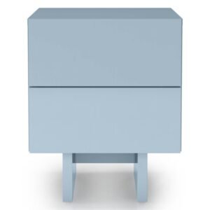 Noptieră Glim, albastru fumuriu, lucioasă