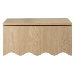 Noptieră Kim Cremona, stejar Torro, ondulată