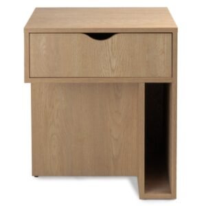 Noptieră Mura Cremona din stejar Torro cu sertar